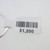 14k White Gold Bezel Set Ruby & Diamond Ring with Original Tag Size 6 1/4