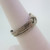 Sterling Silver Puzzle Ring with  Braided Design Size 6