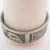 Sterling Silver Ring with Native Designs Marked 925 Size 10