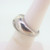 Sterling Silver Dome Ring with Textured Designs Size 6