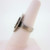Sterling Silver Vintage Signet Initial Ring Size 6 1/4