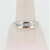 Platinum .75cttw Princess Cut Channel Set Diamond Unisex Wedding Band Sz 10.25