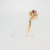 14k Yellow Gold Ruby with Diamond Accents Fashion Ring Size 6