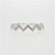 10K White Gold Diamond Zig Zag Fashion Band Ring Size 7