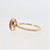 14K Yellow Gold Oval Citrine Diamond Halo Band Fashion Ring Sz 7.25