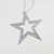 14K White Gold APP .50cttw Diamond Accented Star Pendant Necklace 15"