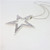 14K White Gold APP .50cttw Diamond Accented Star Pendant Necklace 15"