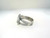 Sterling Silver M Signet Monogram Double Shank Ring Size 10 
