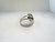 Sterling Silver M Signet Monogram Double Shank Ring Size 10 