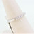 14K White Gold .22cttw Diamond Wedding Anniversary Band Size 6.75
