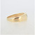 14K Yellow Gold APP .50ct Round Diamond Mens Wedding Band Size 13.5