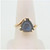 10K Yellow Gold Triangular Labradorite Fashion Ring Size 6