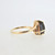 10K Yellow Gold Triangular Labradorite Fashion Ring Size 6