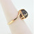 10K Yellow Gold Triangular Labradorite Fashion Ring Size 6
