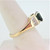14K Y Gold Emerald Cut Tourmaline APP .50cttw Diamond Baguette Accents Fashion Ring