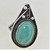 Sterling Silver Native Turquoise Teardrop Size 5 Ring