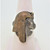 Sterling Silver Two Toned Egyptian Head Size 6 3/4