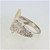 Sterling Silver 18K Pekarek Designer Ring Size 8