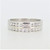 14K White Gold APP .80cttw Diamond Channel Set Fashion Band Ring Size 9.5