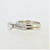 14K White Gold 1.01ct Round Diamond Engagement Soldered Wedding Set Sz 6