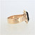 10K Yellow Gold Onyx Cameo Mens Ring Size 11.5