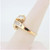 14K Yellow Gold Channel Set APP 1.0cttw Baguette Diamond Twist Fashion Ring Size 8