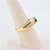 18K Y Gold Oval Sapphire Diamond Accented Fashion Ring Size 6.75