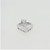 14K White Gold APP .48cttw Princess Cut Invisible Set Heart Shaped Petite Pendant