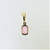14K Yellow Gold Oval Pink Tourmaline APP 1/10ct Diamond Accented Pendant