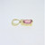 14K Yellow Gold Oval Pink Tourmaline APP 1/10ct Diamond Accented Pendant