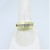 14K Y Gold APP .50cttw Baguette Diamond Geometric Unisex Anniversary Wedding Band