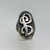 Sterling Silver G/J Monogram Ring Size 7 ½