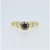 14K Yellow Gold APP .80ct Round Brown Diamond Twisted Band Channel Set Statement Ring Sz 8