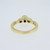 14K Yellow Gold APP .80ct Round Brown Diamond Twisted Band Channel Set Statement Ring Sz 8