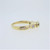 14K Yellow Gold APP .80ct Round Brown Diamond Twisted Band Channel Set Statement Ring Sz 8