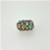Sterling Silver Multi Stone Turquoise, Agate Ring Size 7