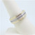 14K Two Tone Gold APP 1.0cttw Diamond Eternity Braided Edge Unisex Wedding Anniversary Band