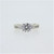 14K W Gold 1.00ct Round Brilliant Diamond Solitaire Soldered Enhancer Wedding Set