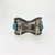 Tony Garcia Sterling Silver Turquoise Coral Watch Cuff Bracelet
