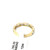 14K Yellow Gold .25 TDW Diamond Chain Link Ring Size 7