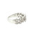 14K White Gold with .50 TDW Diamond Floral/Vine Ring Size 7