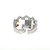 14K White and Yellow Gold with .50 TDW Diamond Stacked Fashion Ring Size 6.75