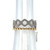 14K White and Yellow Gold with .50 TDW Diamond Stacked Fashion Ring Size 6.75