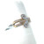 14K Yellow Gold with .50 TDW Diamond Cocktail Tie Ring Size 6