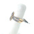 14K Yellow Gold with .50 TDW Diamond Cocktail Tie Ring Size 6