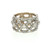 18K White Gold with 3.00 TDW Diamond Woven Band Size 7