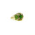 14K Yellow Gold Chrome Diopside Cluster Diamond Ring Size 8