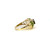 14K Yellow Gold Chrome Diopside Cluster Diamond Ring Size 8