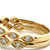 14K 2-Tone Gold GIA Cert 1.04ct Round Brilliant Diamond Twist Band Wedding Ring Set Size 6.5