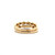 14K 2-Tone Gold GIA Cert 1.04ct Round Brilliant Diamond Twist Band Wedding Ring Set Size 6.5
